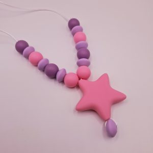 שרשרת "אחות גדולה"- כוכב ורוד